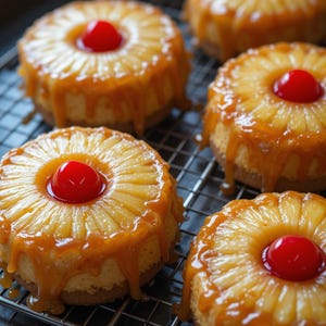 Best Mini Pineapple Upside Down Cakes Recipe – Instant Download, Easy & Moist Dessert