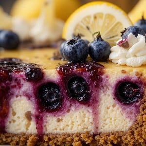 Best Lemon Blueberry Cheesecake Cake Recipe – Instant Download, Easy Layered Dessert