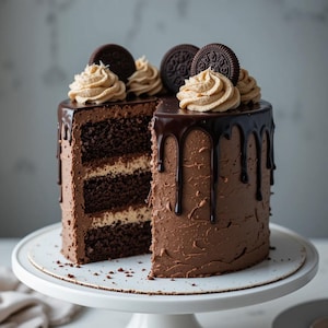 Oreo Drip Cake Recipe PDF | Easy Birthday Dessert | Family-Favorite Chocolate Cake | Instant Download | Printable Mom Recipe