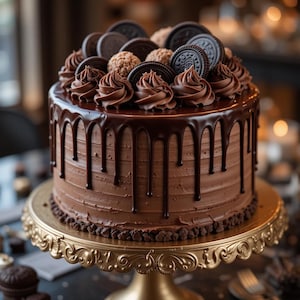 Triple Chocolate Cake Recipe PDF | Decadent Layered Dessert for Chocolate Lovers | Easy Party Cake | Instant Download | Printable Recipe