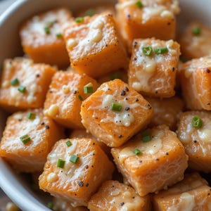 La migliore ricetta per bocconcini di salmone Bang Bang / Download immediato del PDF / Cena o antipasto facile per la famiglia / Ricetta della mamma / Scheda ricetta stampabile