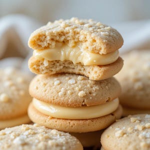 Best Recipe for Lemon Coconut Cheesecake Cookies | Easy Dessert | Instant PDF Download | Mom Recipe for Family Recipe Book