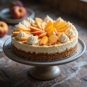 Best Peach Cobbler Cheesecake Recipe PDF | Easy Southern Dessert | Creamy & Fruity Treat | Summer Baking Favorite | Instant Download