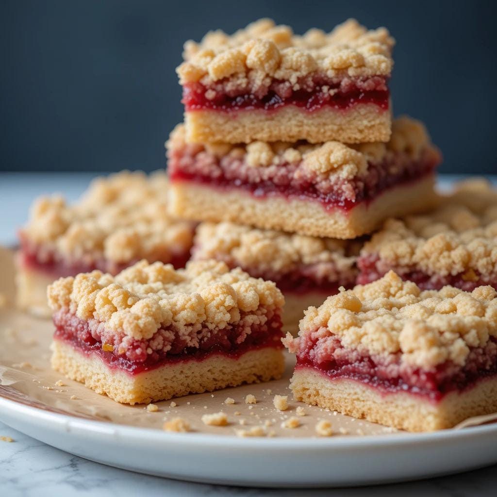 Best Raspberry Crumb Bars Recipe | Buttery Fruit-Filled Dessert Squares | Easy Baking Treat | Instant Digital PDF Download