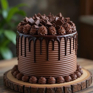 Best Recipe for Decadent Chocolate Ganache Cake | Instant PDF Download | Rich, Elegant Chocolate Dessert | Perfect for Celebrations