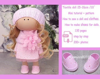 Pdf Dress Pattern For Dolls Dress For Doll Sewing Guide Sew Etsy