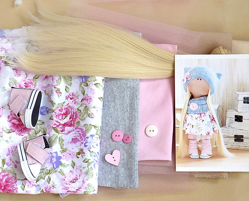 Sewing kit doll Craft My First Sewing Kit Pattern Textile Etsy