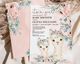 Llama Baby Shower - Etsy