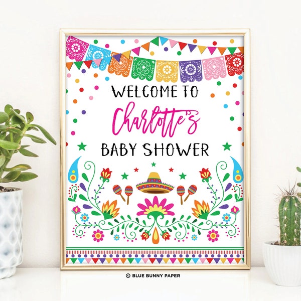 Editable Fiesta Baby Shower Welcome Sign. Nacho Average Mexican Birthday Party Decorations. Printable Instant Download. CDM1