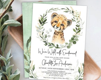 Cheetah Baby Shower | Etsy