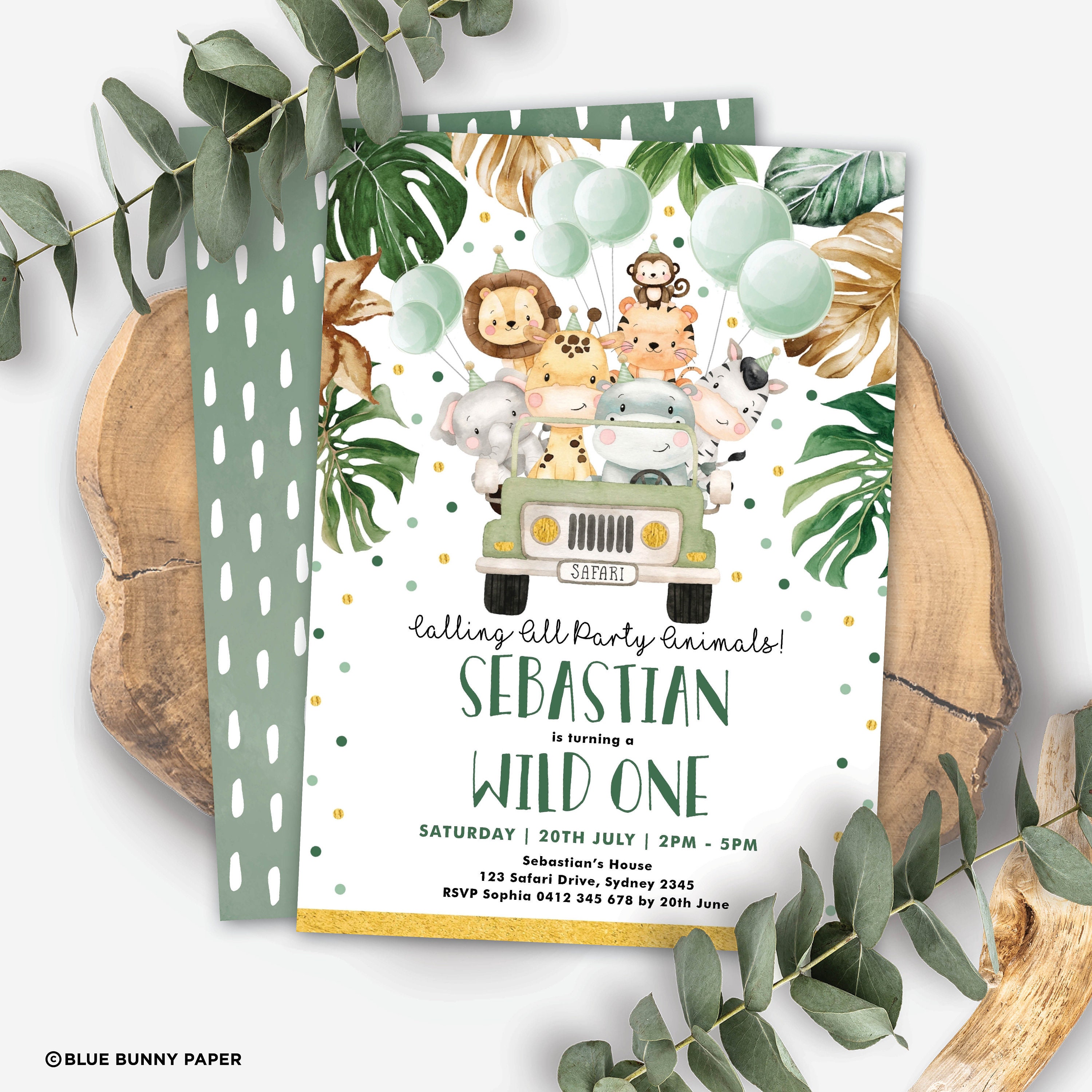 safari invitations