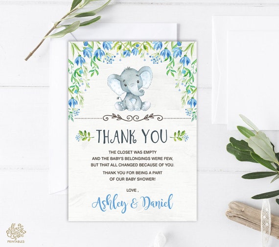 thank you notes for baby shower guests