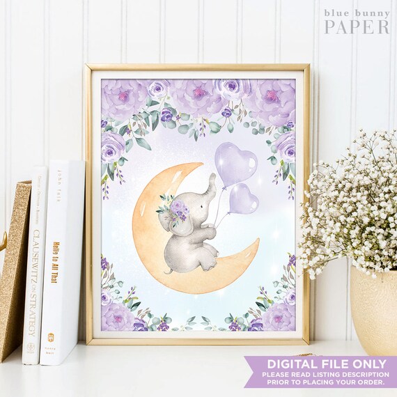 baby elephant nursery decor