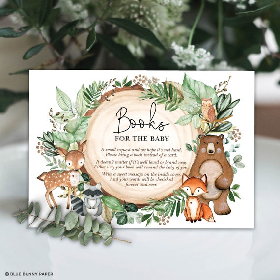 Woodland Baby Shower | Greeting Card Woodland Baby Shower | Greeting Card