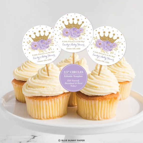Baby Princesses Inspired Cupcake Toppers CT-589 DIY