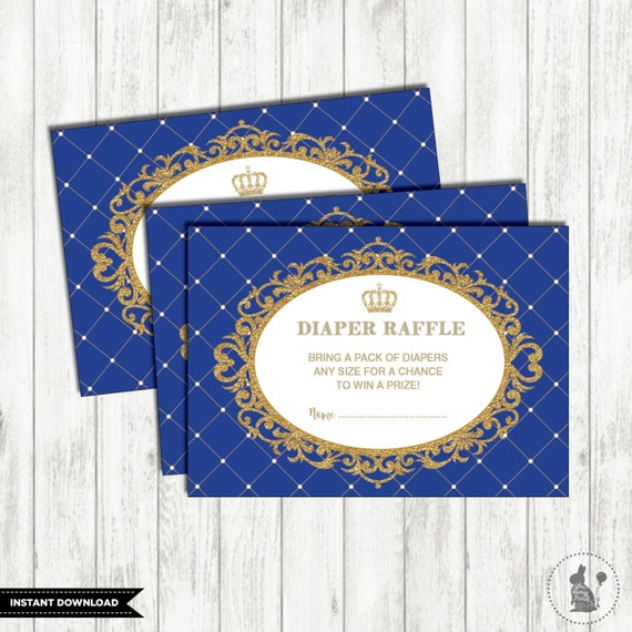 card for diaper raffle tickets for free