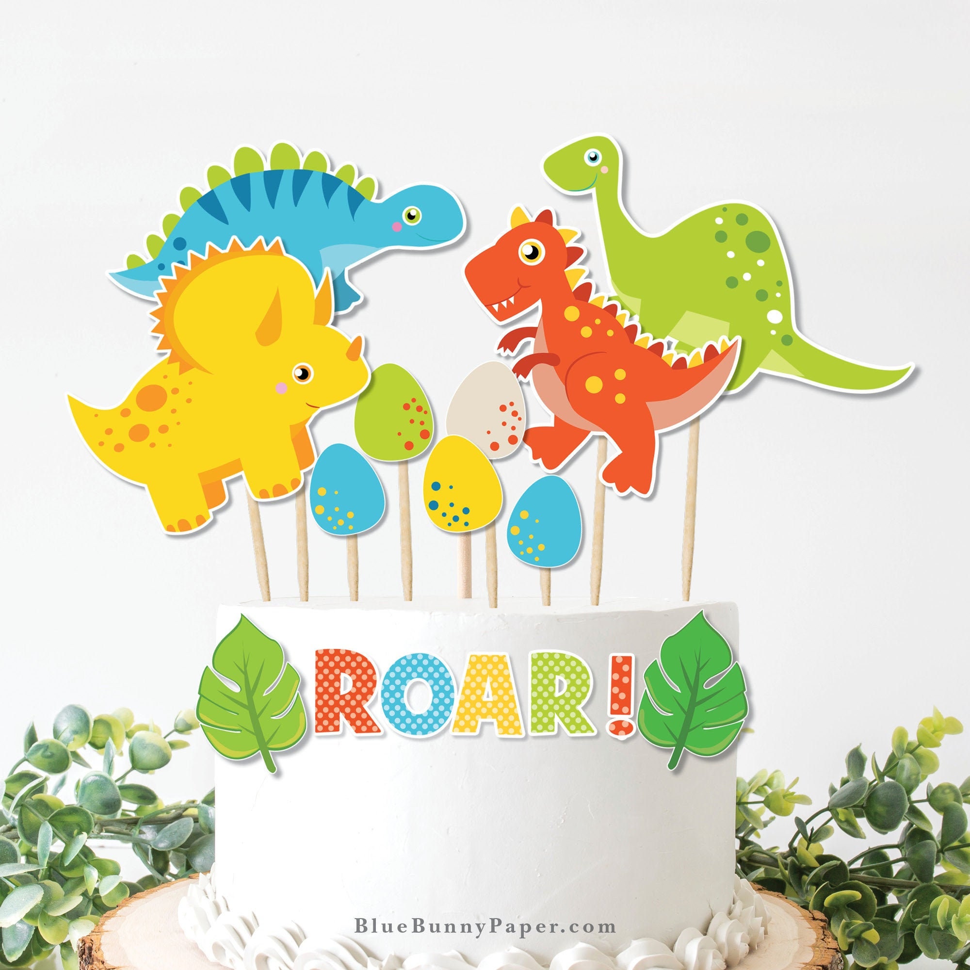 Décoration Gâteau Dinosaure, 7 pièces Décorations de Gâteau d'anniversaire,  Décorations de Cupcakes Toppers, pour Les Fournitures de Fête  d'anniversaire pour Enfants : : Cuisine et Maison