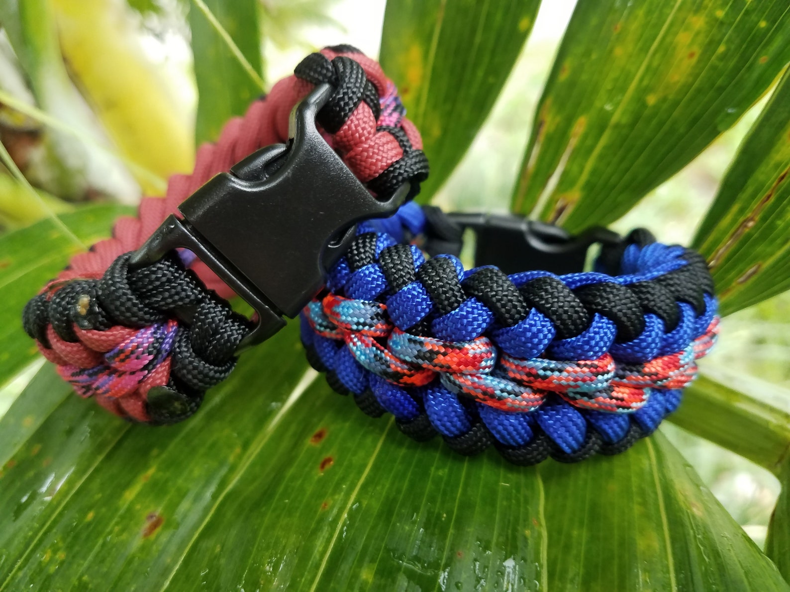 Custom Wide Paracord Bracelet Paracord Bracelet Modified Etsy