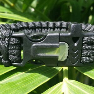 Paracord Survival Bracelet, Paracord Bracelet, Survival Bracelet, Paracord, Tactical Bracelet, Paracord Flint, Whistle, Survival Paracord image 4