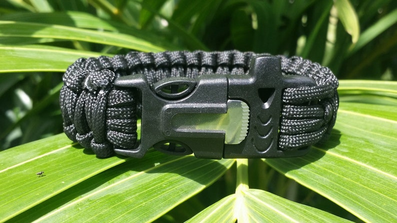 Paracord Survival Bracelet, Paracord Bracelet, Survival Bracelet, Paracord, Tactical Bracelet, Paracord Flint, Whistle, Survival Paracord image 4