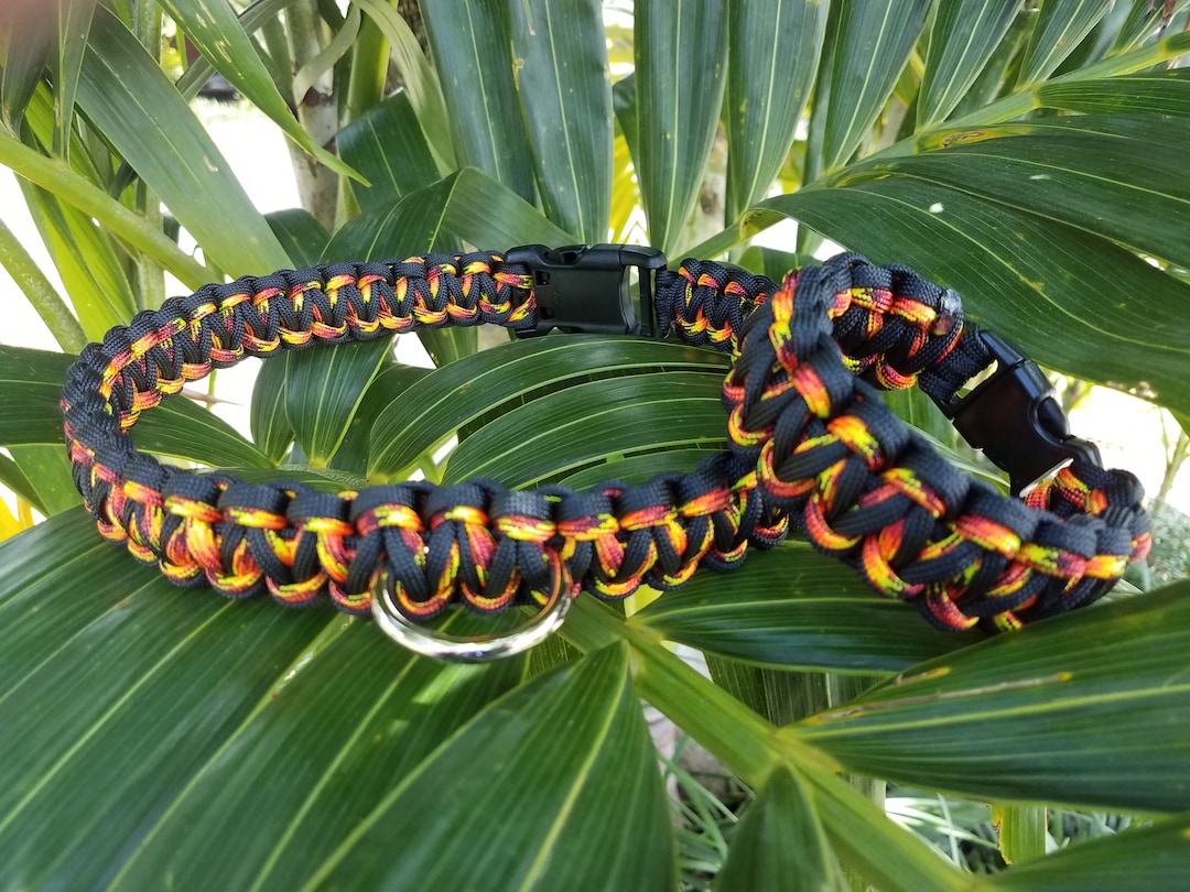 Paracord Dog Collar and Bracelet Set, Dog Collar and Bracelet Set