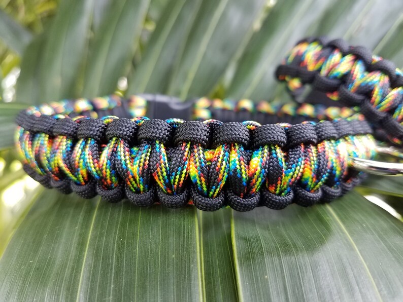 Best Friends Dog Collar and Bracelet Set Paracord Dog Collar Etsy