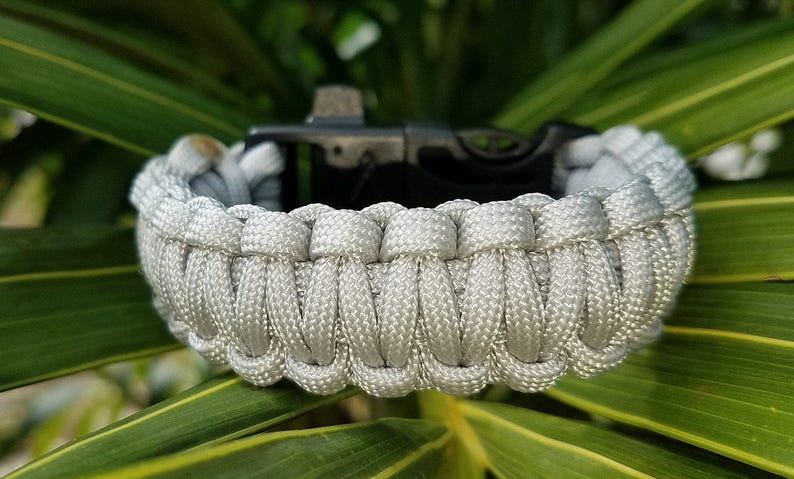 Paracord Survival Bracelet, Paracord Bracelet, Survival Bracelet, Paracord, Tactical Bracelet, Paracord Flint, Whistle, Survival Paracord image 3