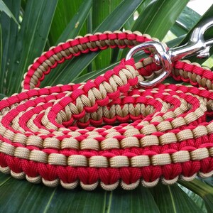 Paracord Dog Leash, Dog Leash, Handmade Paracord Dog Leash, Puppy Leash, Pet Leash, Woven Leash, Custom Paracord Dog Leash, Dog Lead image 2