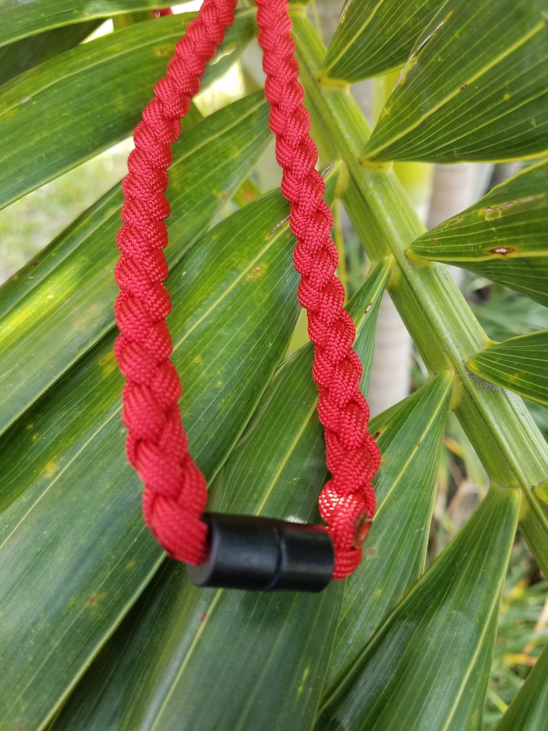 Paracord ID Lanyard W/ Quick Release Buckle Break Away Buckle Etsy
