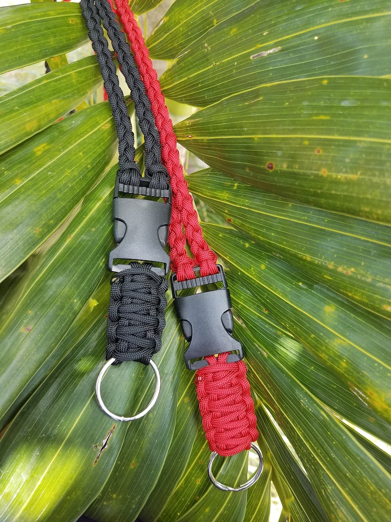 Paracord ID Lanyard W/ Quick Release Buckle Break Away Buckle Etsy