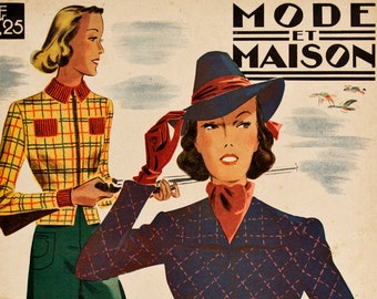 Caza francés moda, 1938