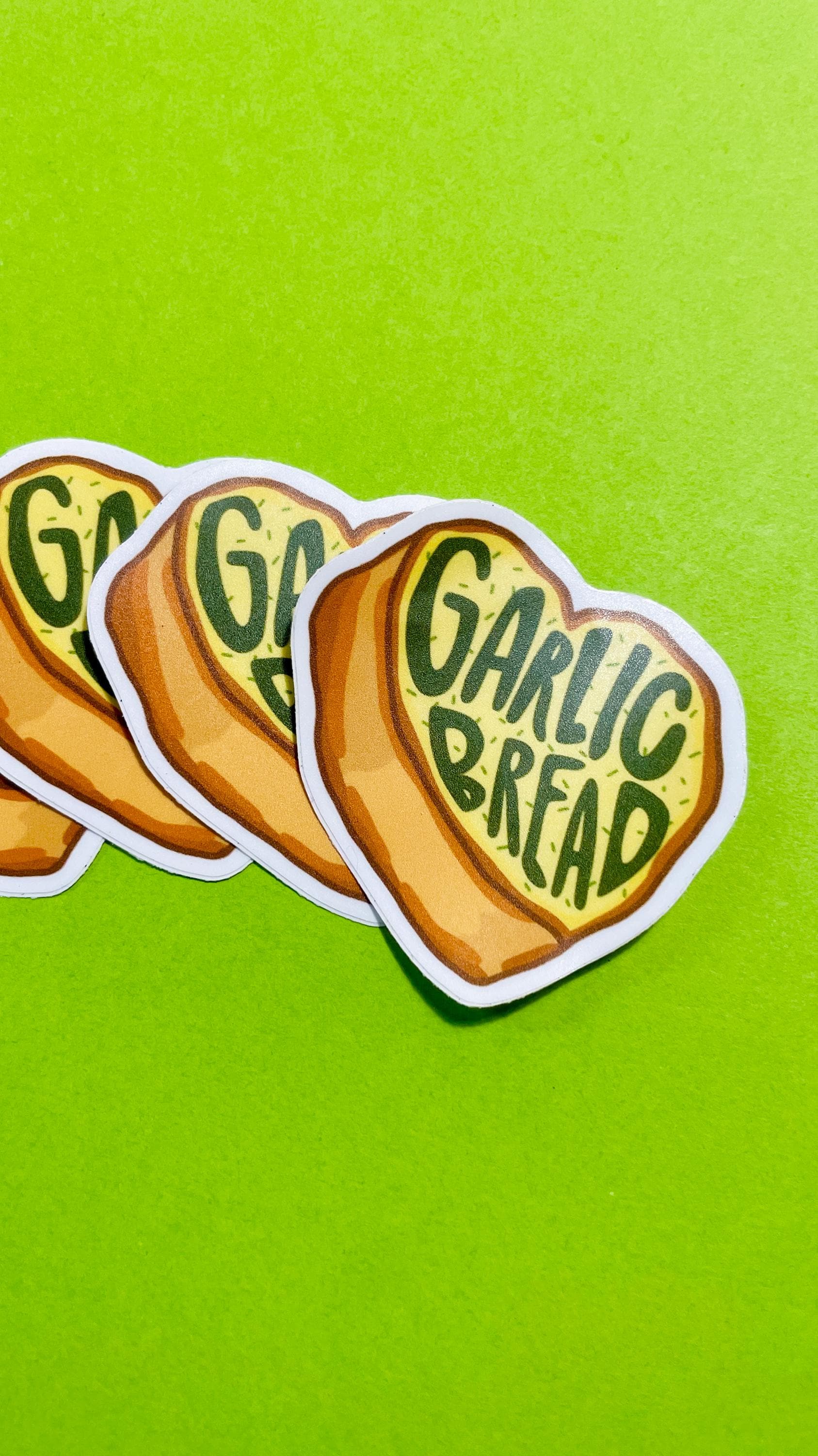 Bread Rusk Sticker Garlic Bread Lover Hand-illustrated Sticker / Foodie Bread Vegetable ...