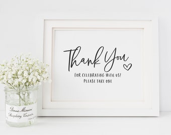 Jane Collection Wedding Thank You Signs
