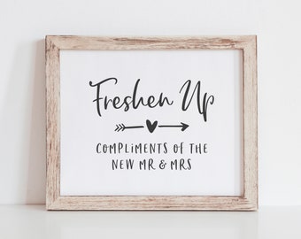 Bathroom Basket Sign Etsy
