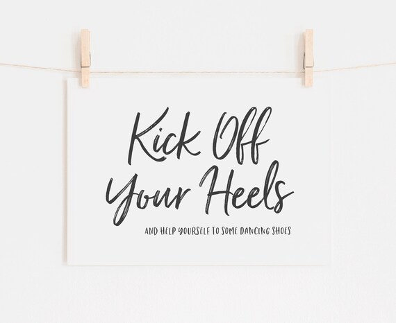 Heels off wedding sales flip flops
