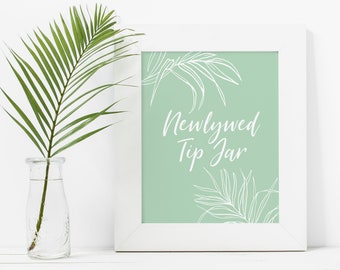 Newlywed tip jar | Etsy