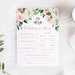Baby Predictions Card Printable Wishes and Predictions for Baby Baby ...