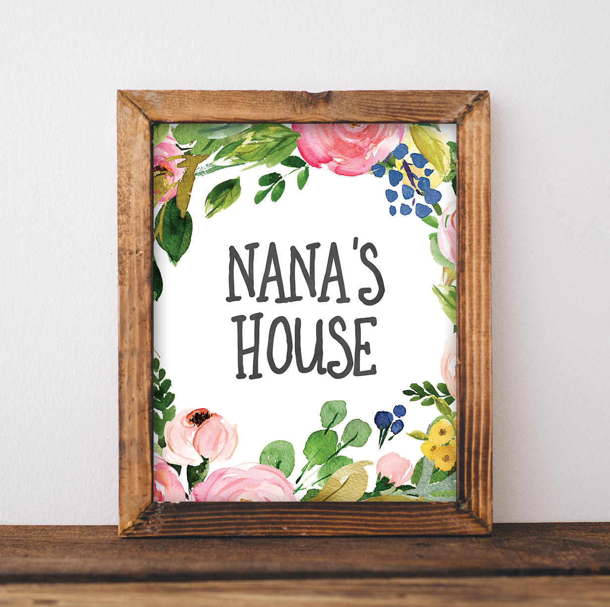 Nana's House Sign Nana Sign Nana Gift Nana Print Etsy