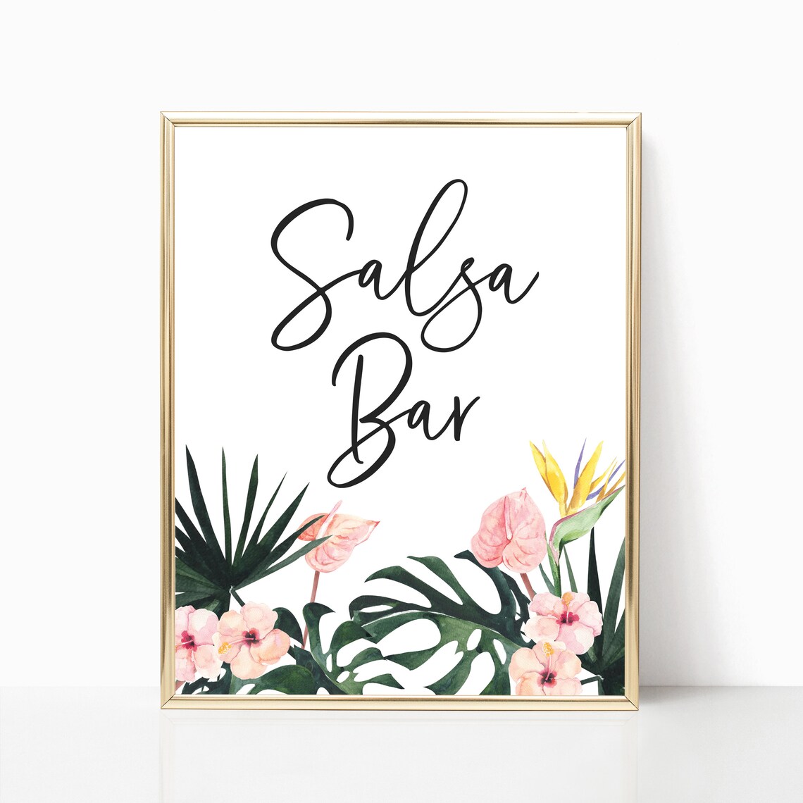 Salsa Bar Sign Chips and Salsa Station Sign Summer Party Etsy