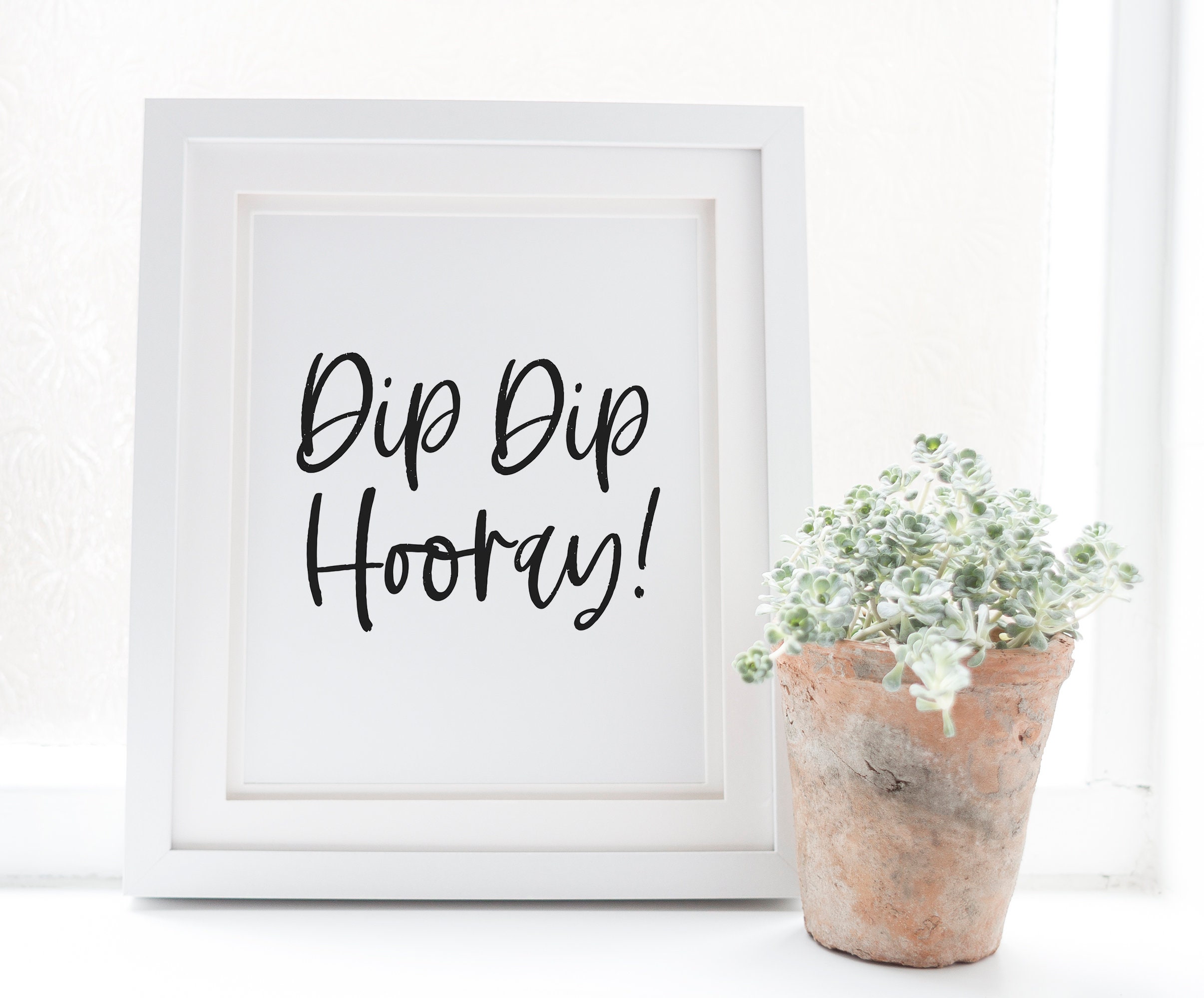 Menstruation Oprør jord Dip Dip Hooray Sign Party Dip Bar Sign Party Food Sign - Etsy Denmark