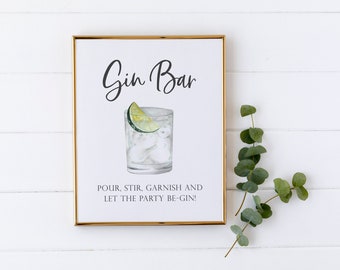 Personalised Gin Bar Sign Gin & Tonic gifts for friends bar plaque custom gift Personalised Gin Bar Sign Gin & Tonic gifts for friends bar plaque custom gift