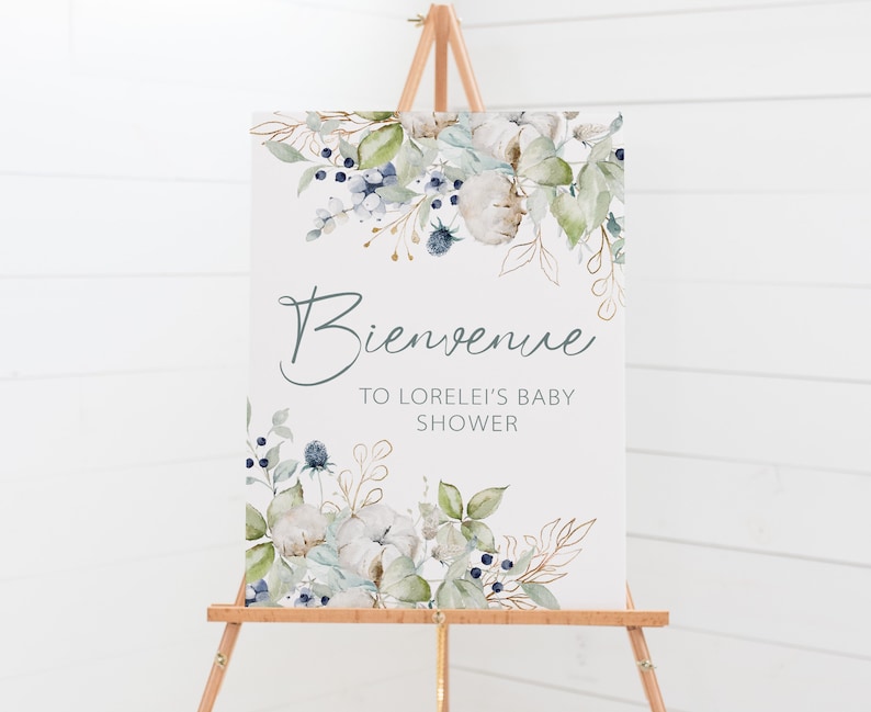 Panneau de bienvenue baby shower du marché Français Affiche Etsy France