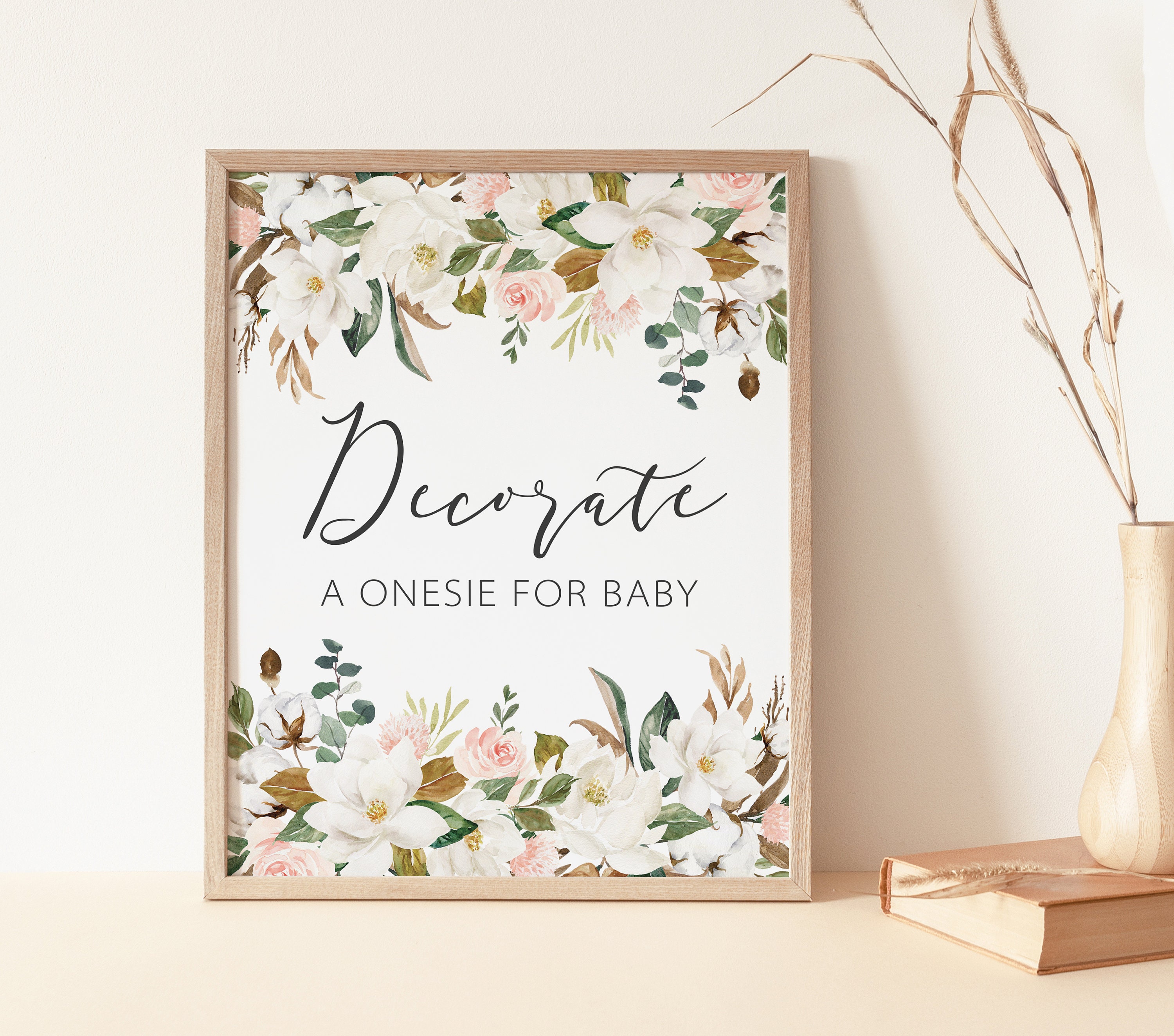 Girl Baby Shower Activities Printable Baby Shower Sign Etsy