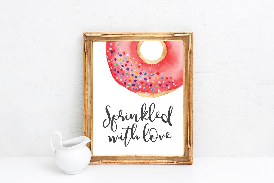 Sprinkled With Love Sign Sprinkled With Love Decorations Etsy