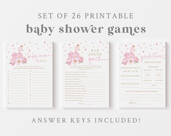 Princess Swan Scratch Off Game Cards - 30 Pack For Baby Showers & Birthdays