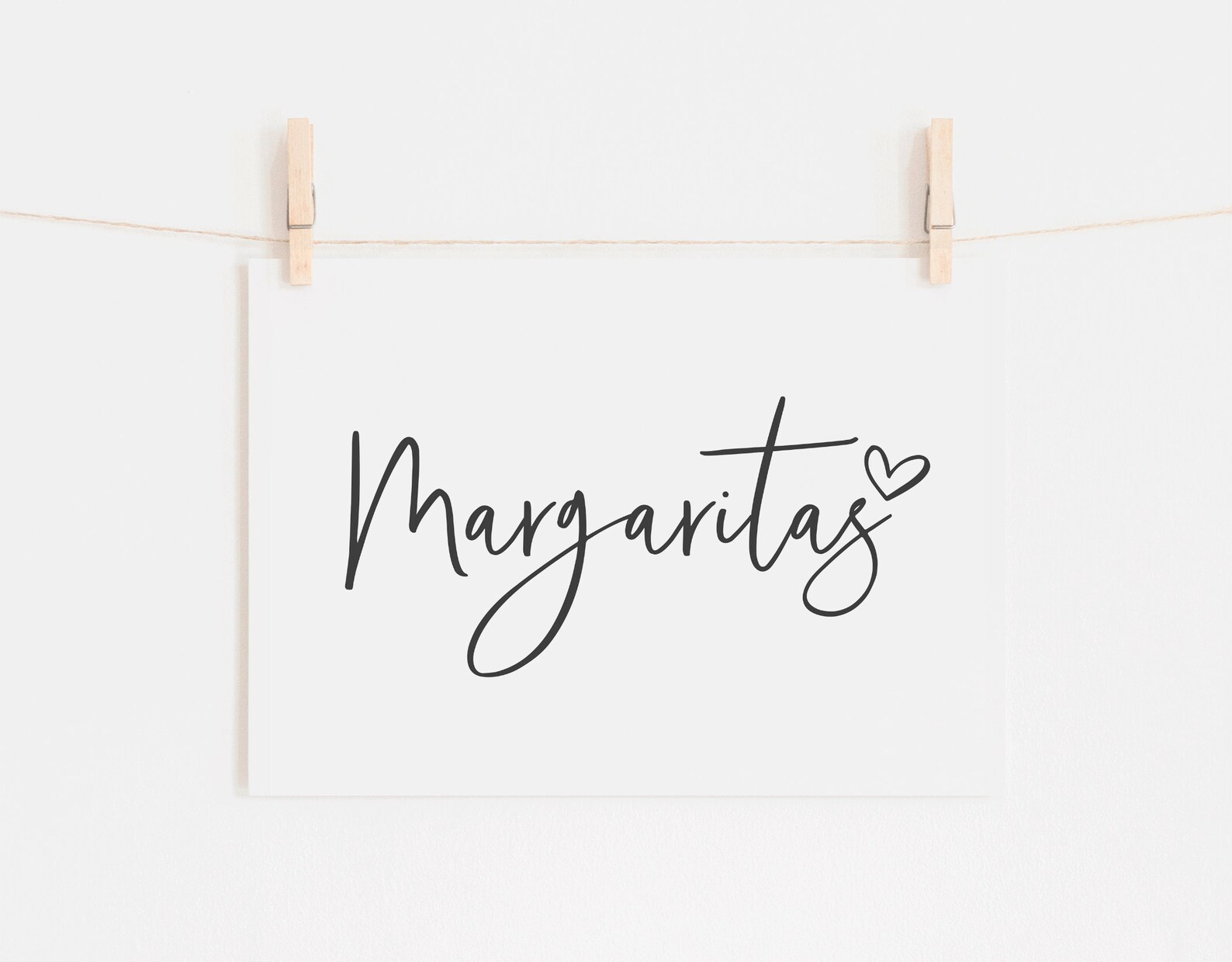 Margaritas Sign Margarita Bar Printable Party Bar Sign | Etsy