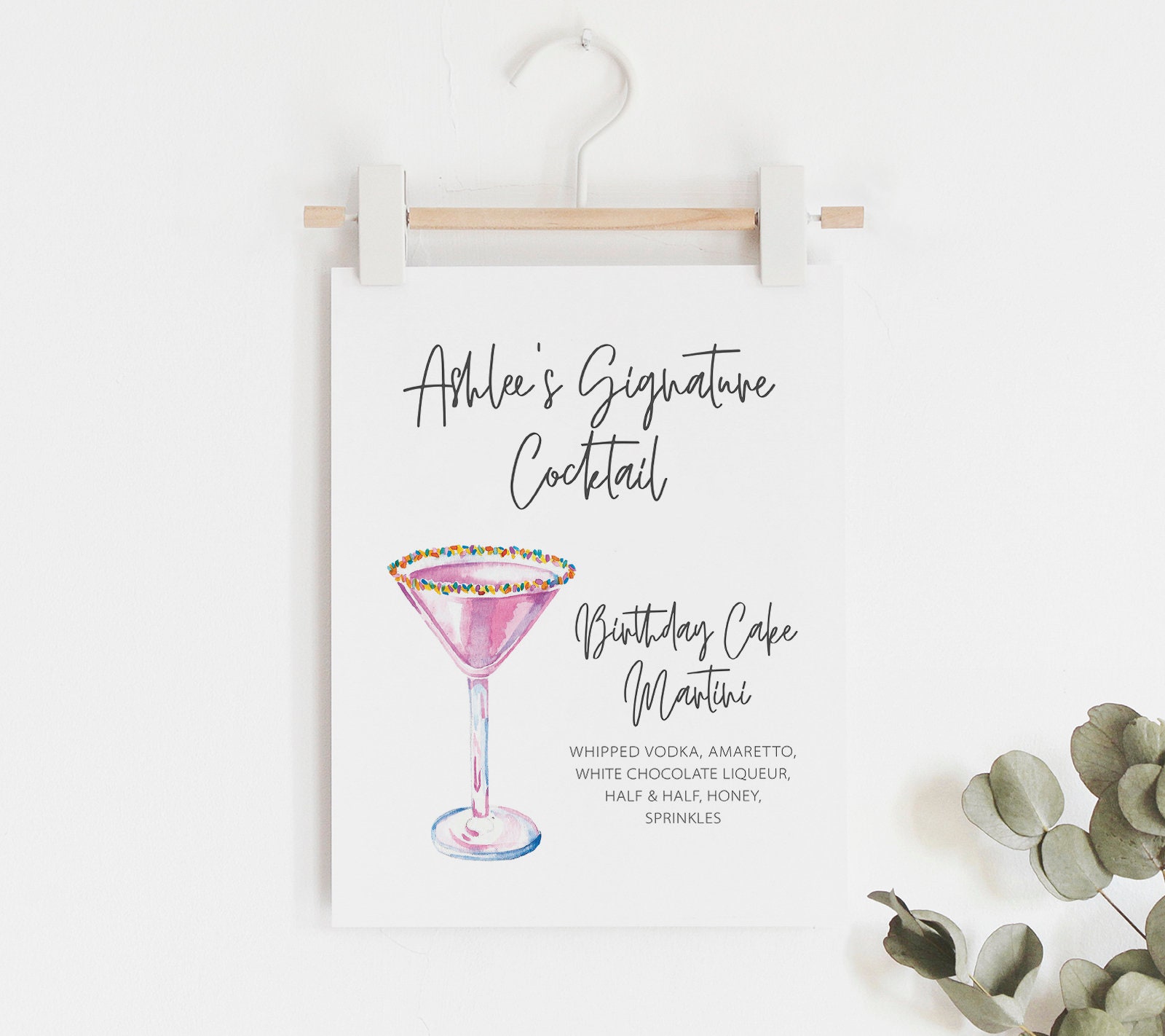 Birthday Alcoholic Drinks