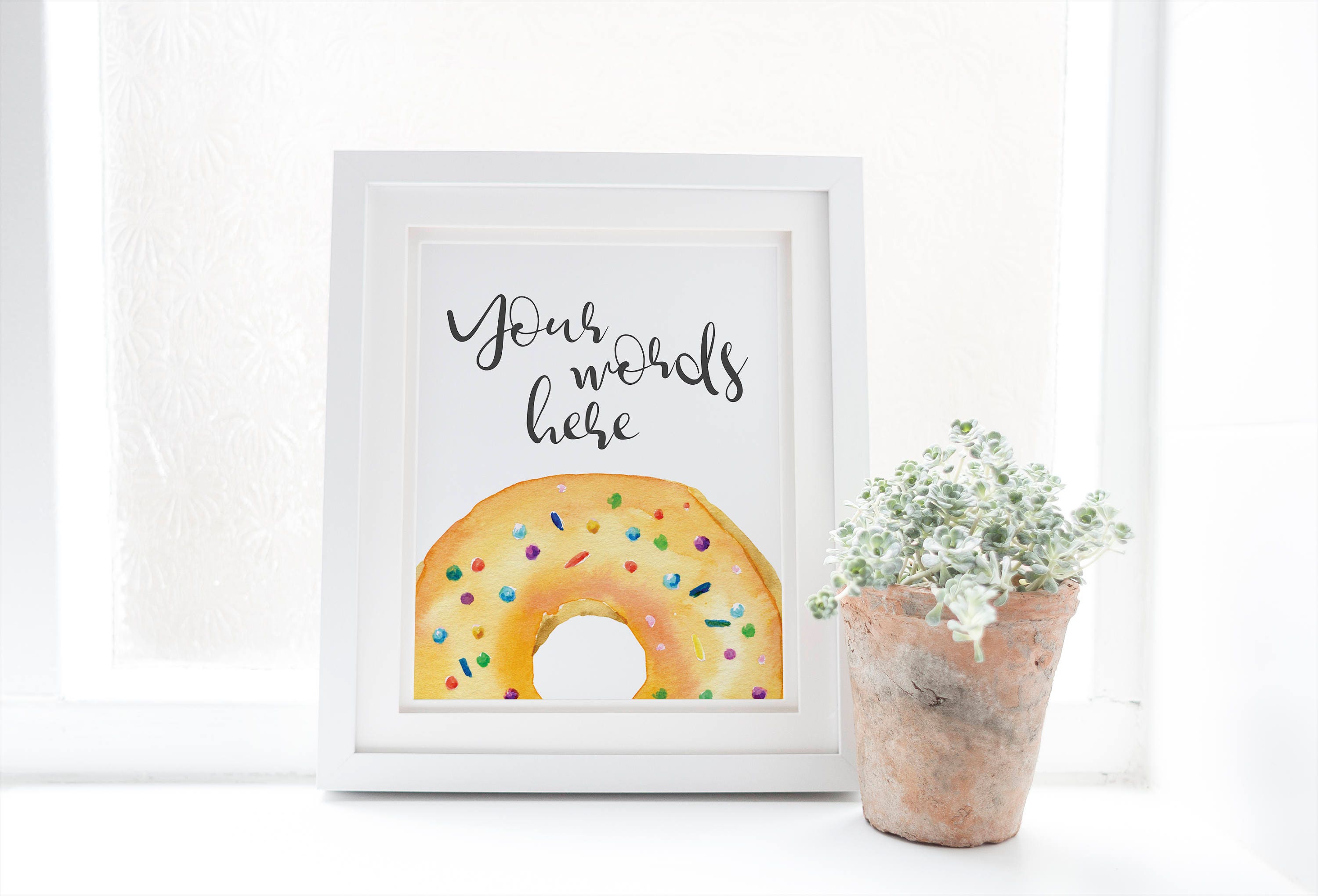 Custom Donut Party Signs - Sprinkle Donut Decor - Baby Sprinkle ...