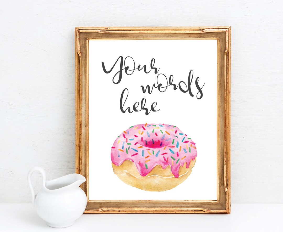 Baby Sprinkle Sign - Custom Donut Sign - Donut Party Decorations ...