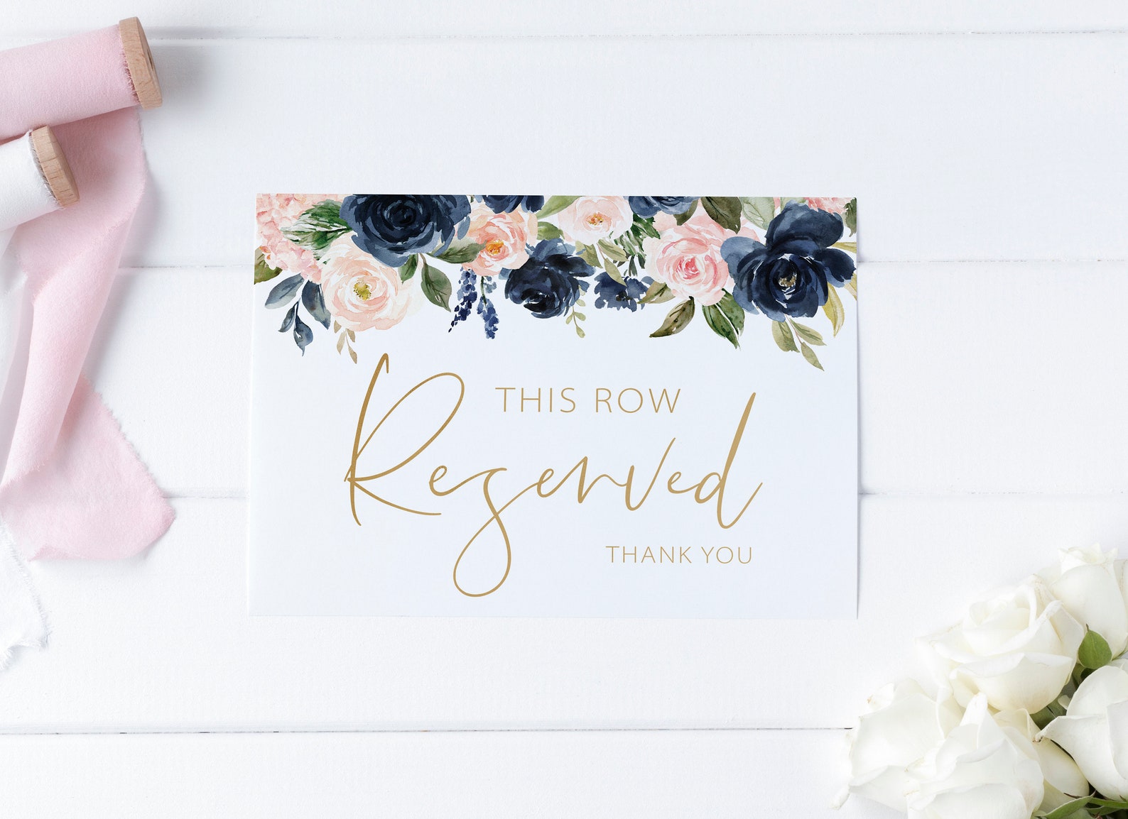 Reserved Aisle Sign Reserved Row Sign for Wedding Reserved - Etsy
